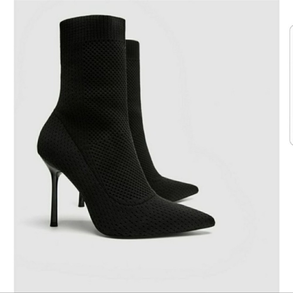 Zara Black Ankle Boots